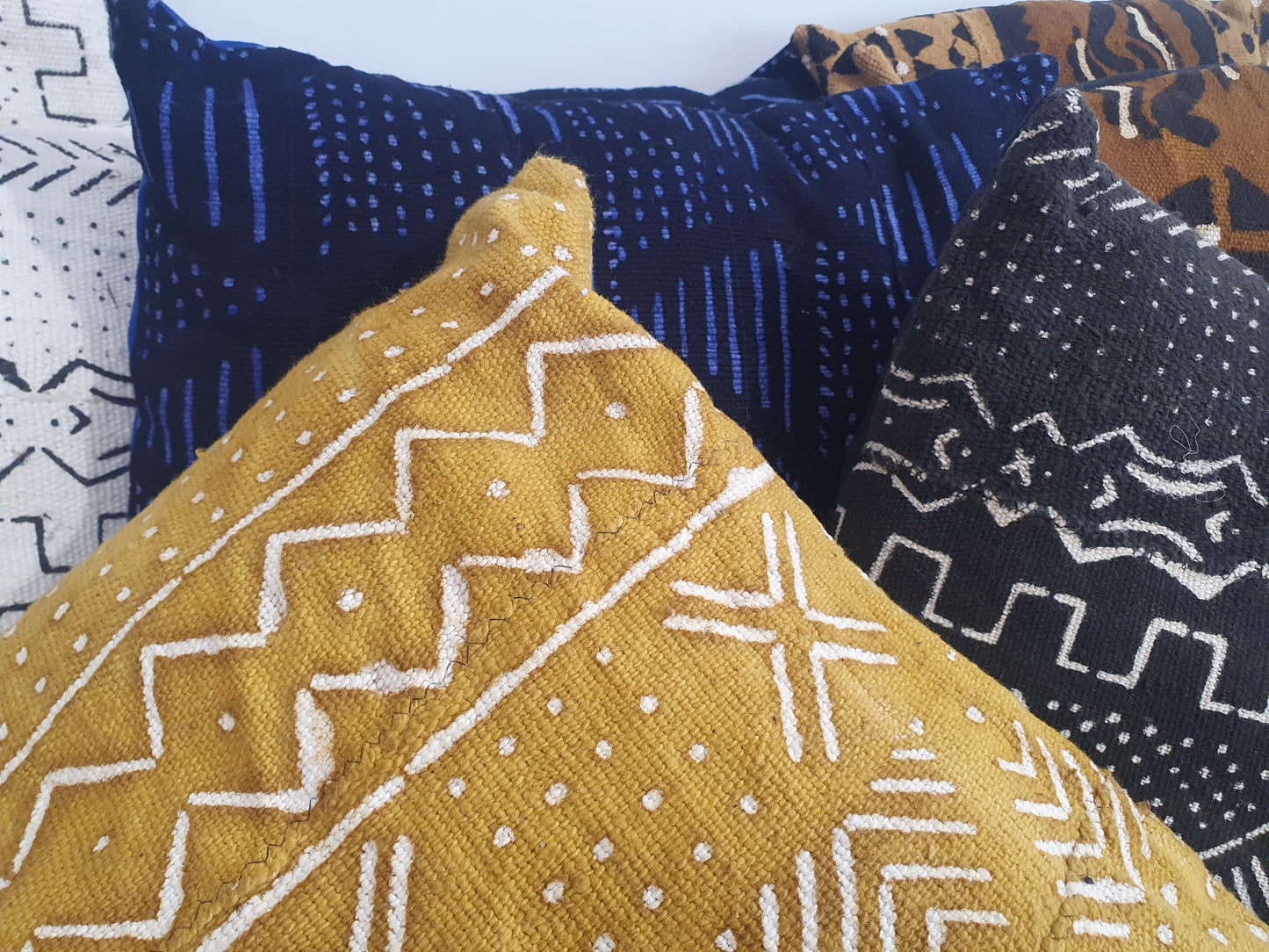 Housses de coussin en bogolan – Style africain authentique