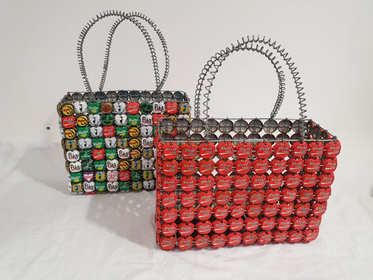 Sac artisanal en capsules recyclées – Éco-responsable